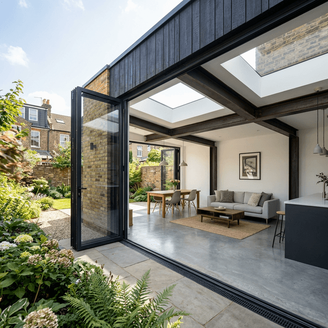 Construction process of a luxury home